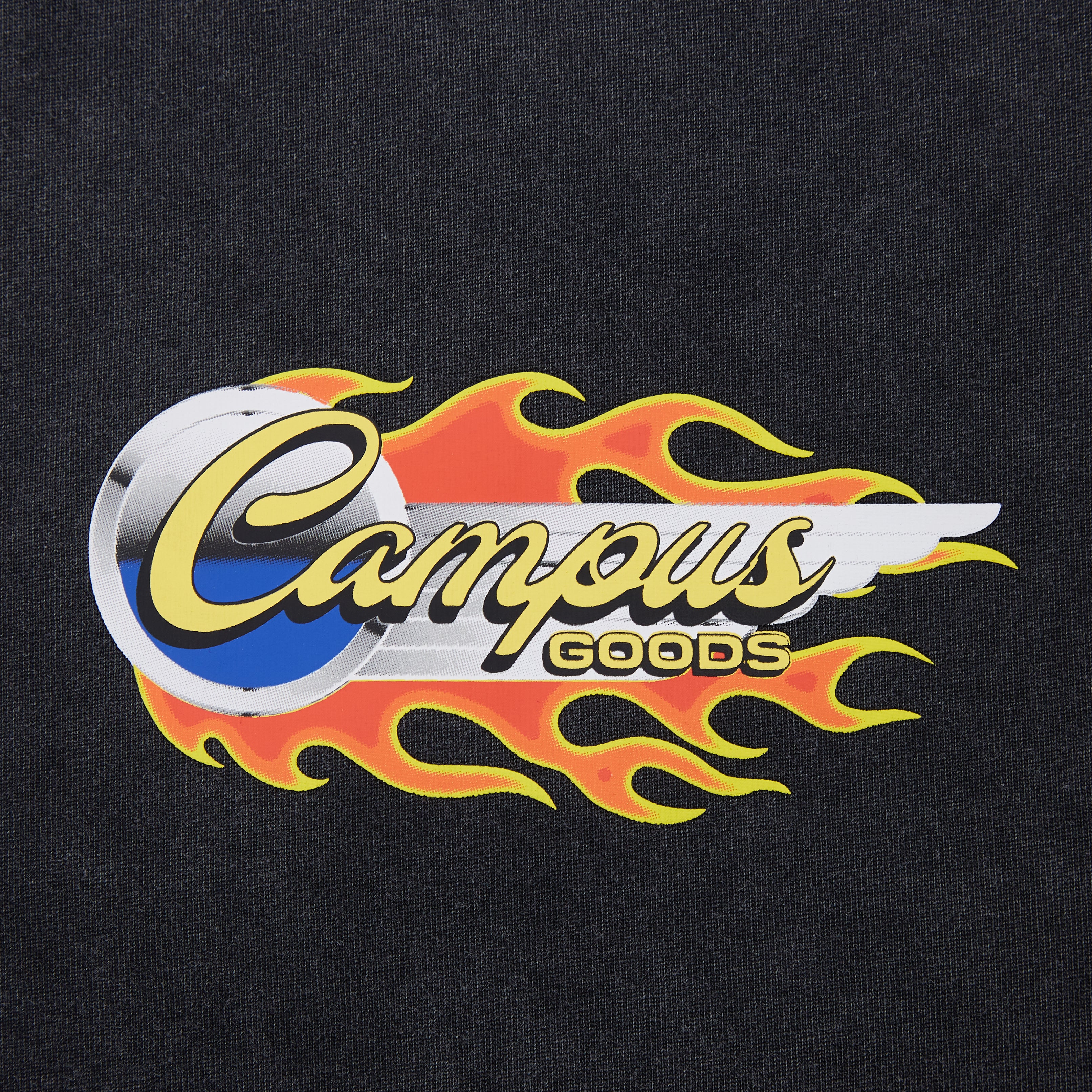 Fumes Crop Tee (Vintage Black)